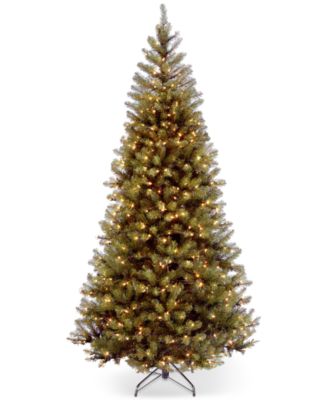 7.5 Aspen Spruce Hinged Christmas Tree With 450 Clear Lights