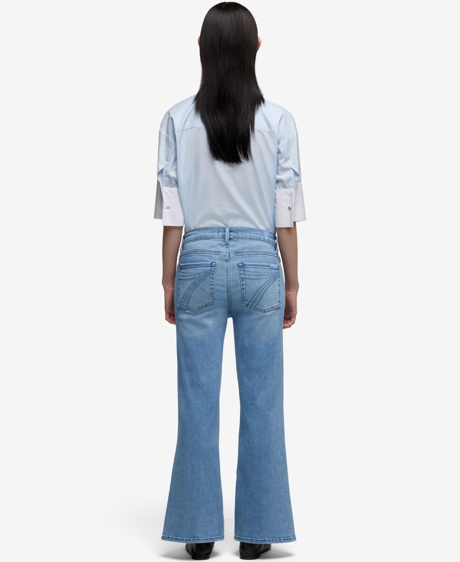 Women's Cropped Dojo Flare Jeans