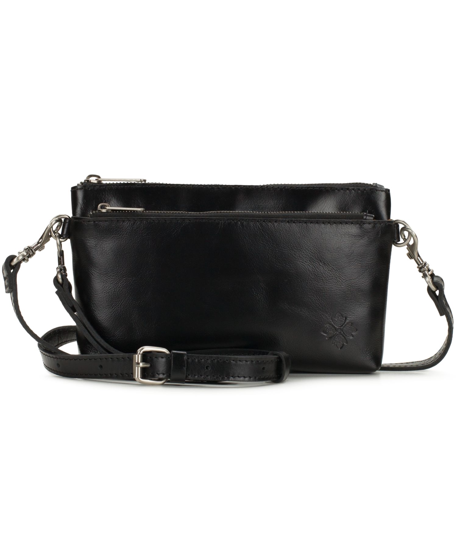 Mignon Small Leather Wristlet Crossbody Handbag