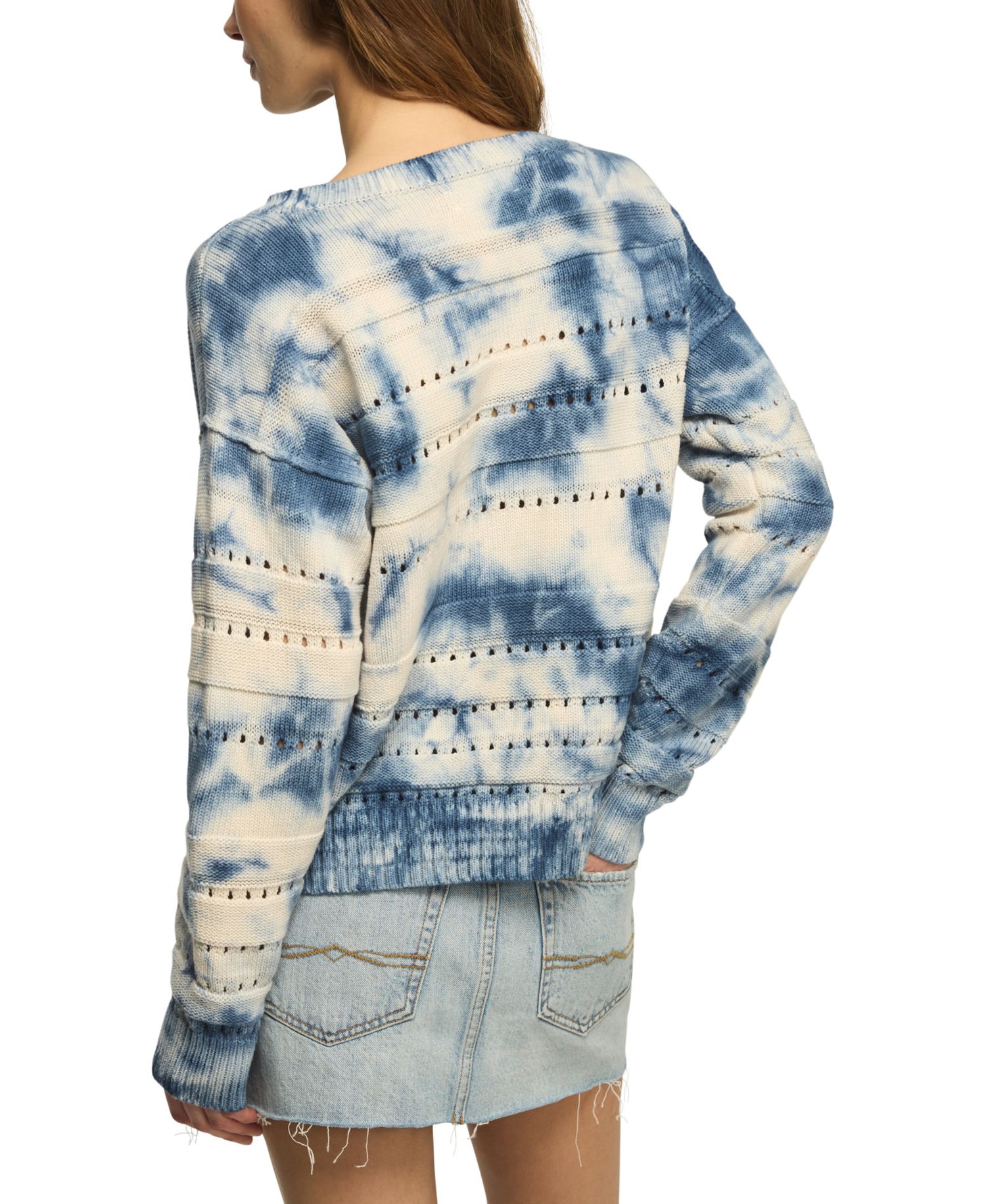 Women's Beachy Tie-Dye Crewneck Sweater