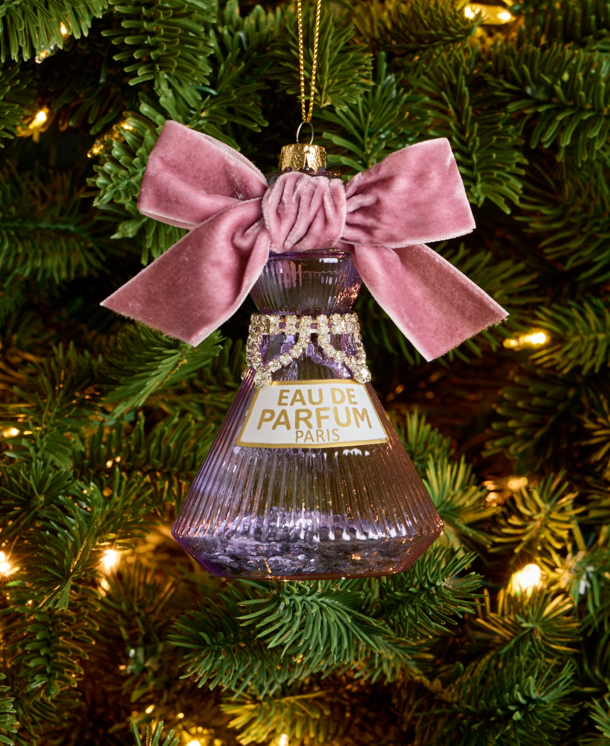 Holiday Lane Beauty Boom Bottle of Perfume Ornament, Macy's Exclusive