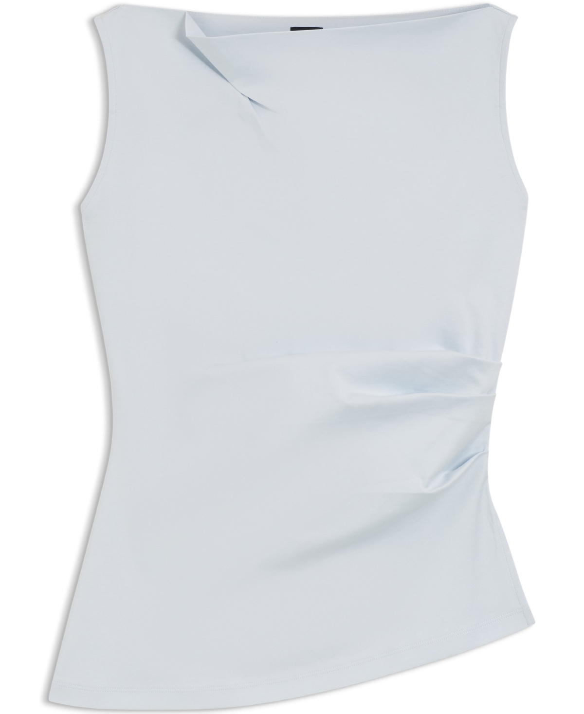 Boss by Hugo Women's Mercerized Cotton Cowl-Neck Asymmetric Top