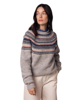 Women's Stitchy Stripe Yoke Sweater