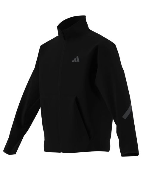 Куртка adidas Woven Travel Cover Up Full-Zip Jacket для мальчиков, цвет: Чёрный