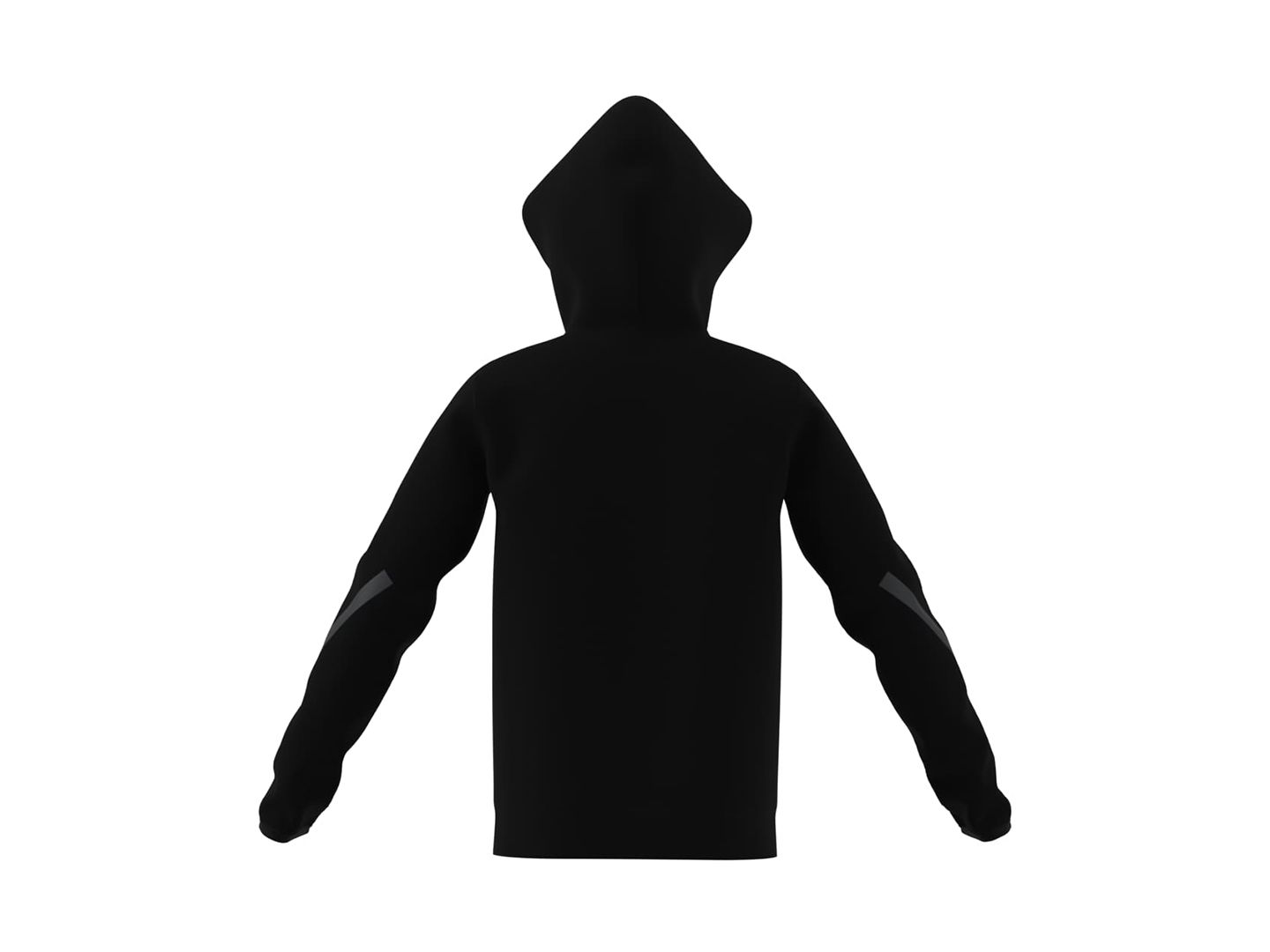 Худи adidas Long-Sleeve для мальчиков, цвет: Чёрный — фото 2
