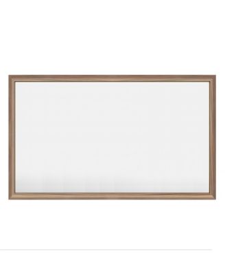 Thick Metal Framed Wall Mirrors for Bedroom, Rectangle Wall-Mounted Mirrors in Wood