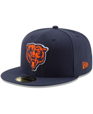 Men's Navy Chicago Bears Team Basic 59FIFTY Fitted Hat