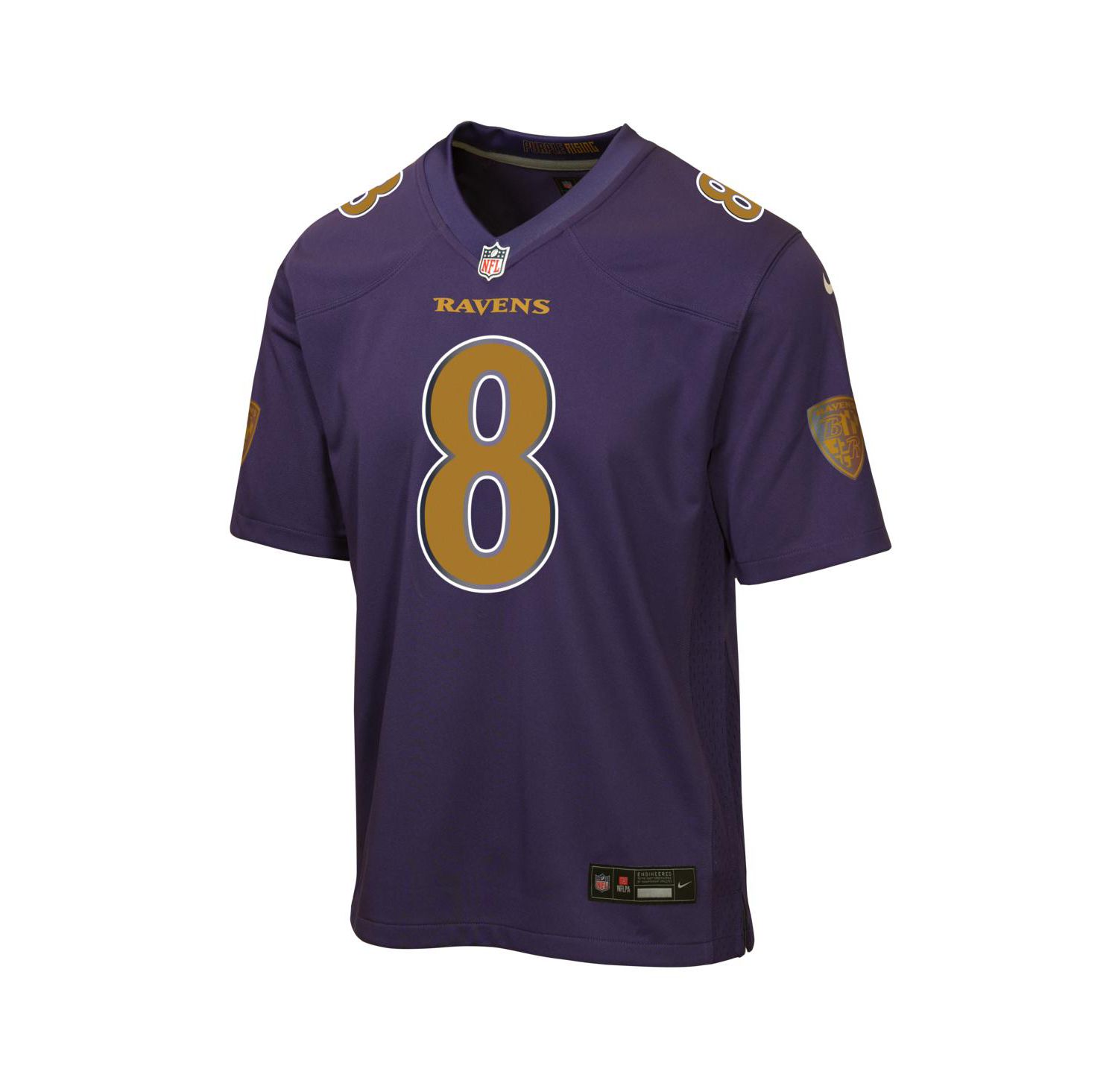 Big Boys and Girls Lamar Jackson Purple Baltimore Ravens Alternate 2 Game Jersey