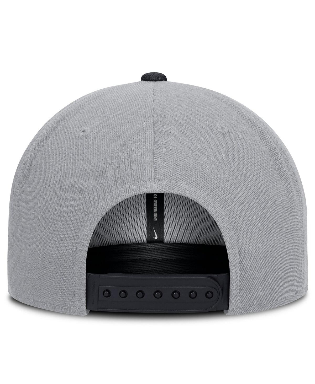 Nike Men's Gray/Navy Detroit Tigers Primetime Pro Dri-fit Snapback Hat