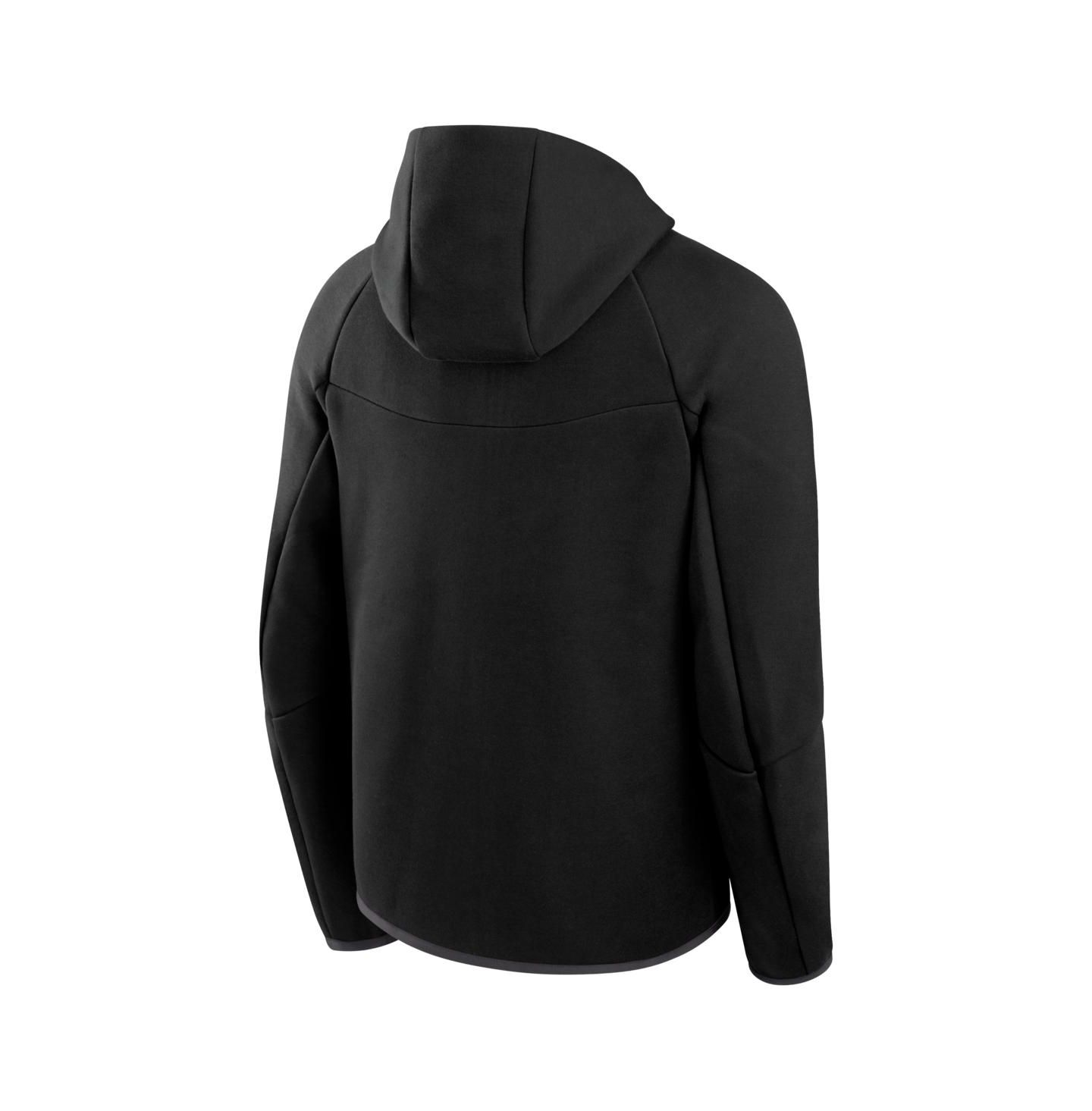 Мужское худи Nike Black Baltimore Orioles Tech Fleece Raglan Full-Zip Windrunner — фото 3