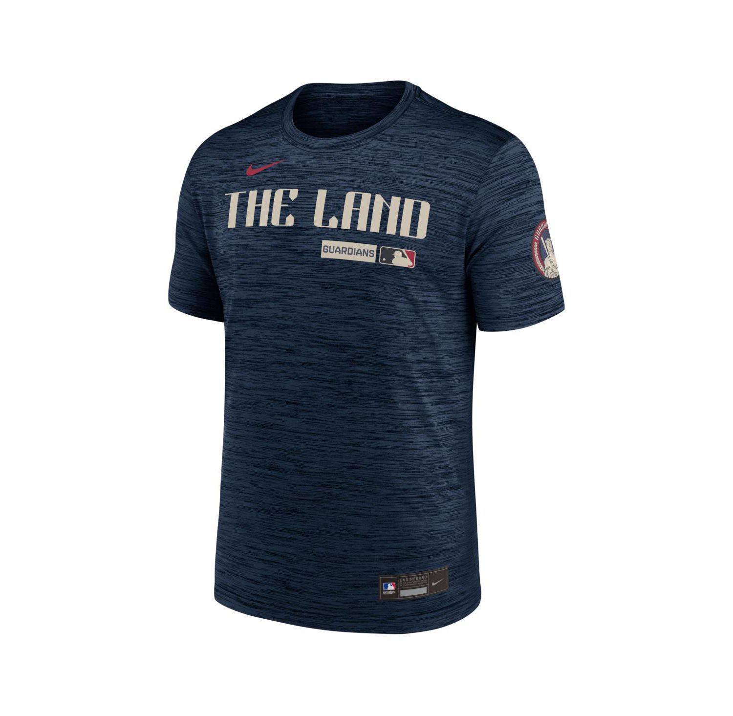 Men's Navy Cleveland Guardians Authentic Collection City Connect Velocity Dri-FIT T-Shirt