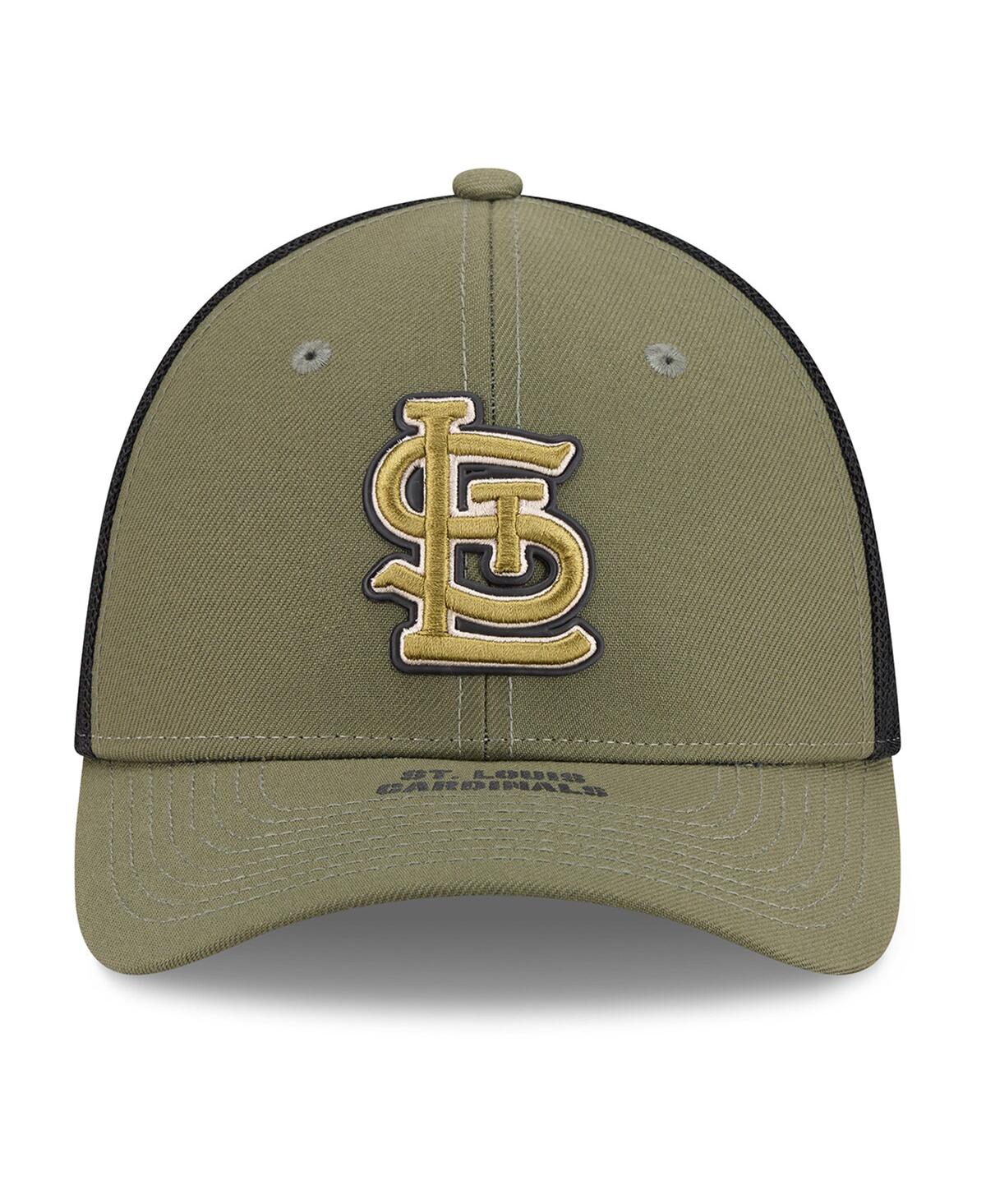 New Era Men's Olive St. Louis Cardinals 2026 Armed Forces Day 39THIRTY M-Crown Flex Hat