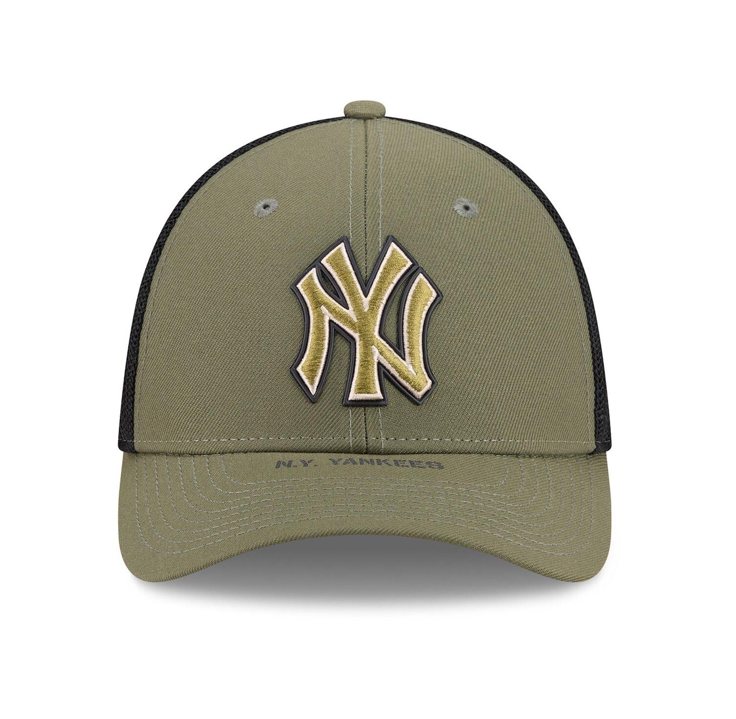 Men's Olive New York Yankees 2026 Armed Forces Day 39THIRTY M-Crown Flex Hat