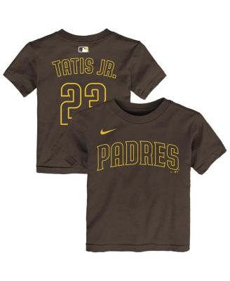 Toddler Fernando Tatis Jr. Brown San Diego Padres Name & Number T-Shirt