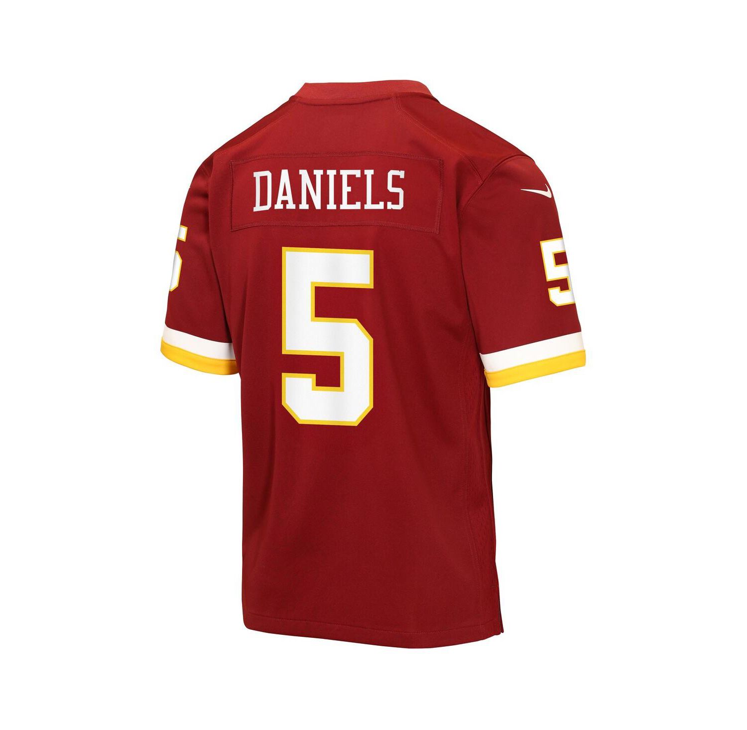 Big Boys and Girls Jayden Daniels Burgundy Washington Commanders Game Jersey