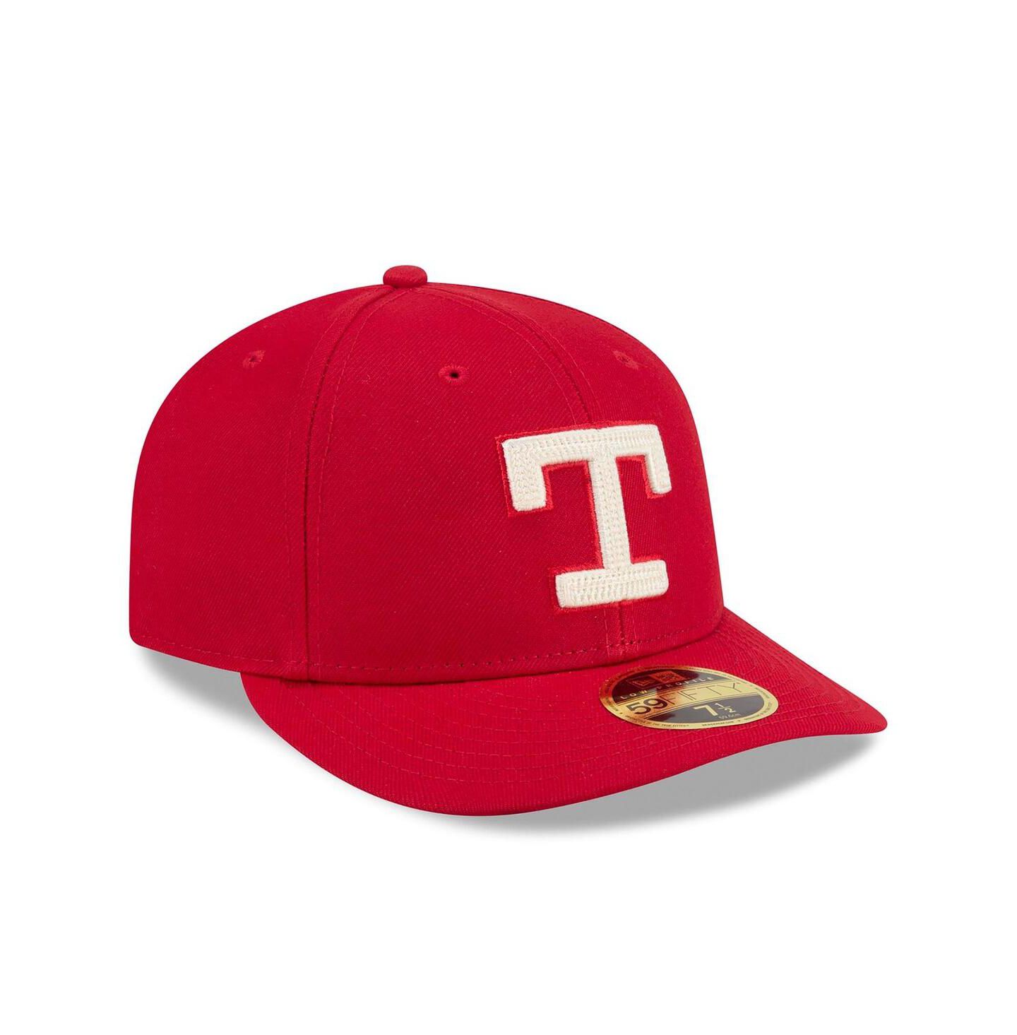 Мужская кепка New Era Red Texas Rangers 2026 City Connect Low Profile 59FIFTY Fitted Hat — фото 3