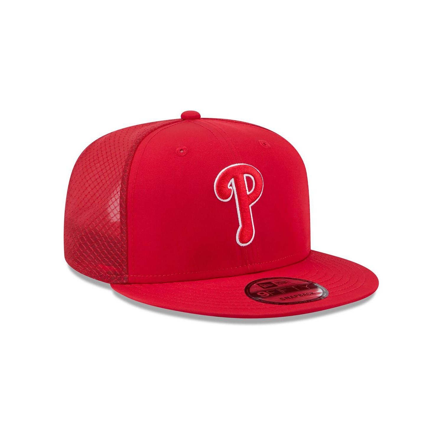 Men's Red Philadelphia Phillies 2026 Batting Practice 9FIFTY Snapback Hat