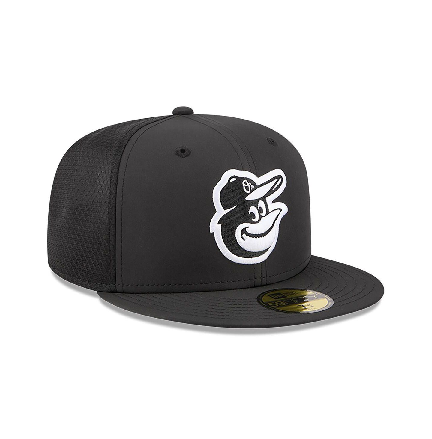 Мужская кепка New Era Black Baltimore Orioles 2026 Batting Practice 59FIFTY Fitted Hat — фото 3