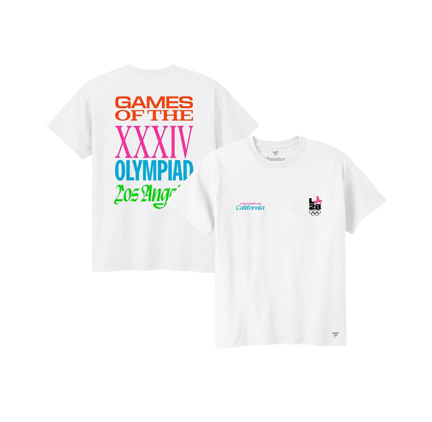 Men's White LA28 Superbloom Collection T-Shirt