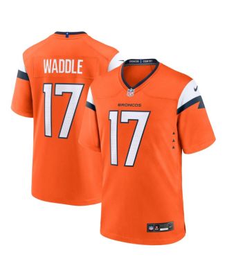 Men's Jaylen Waddle Orange Denver Broncos Game Jersey