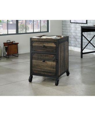 Foundry Road File Cabinet, Carbon Oak finish