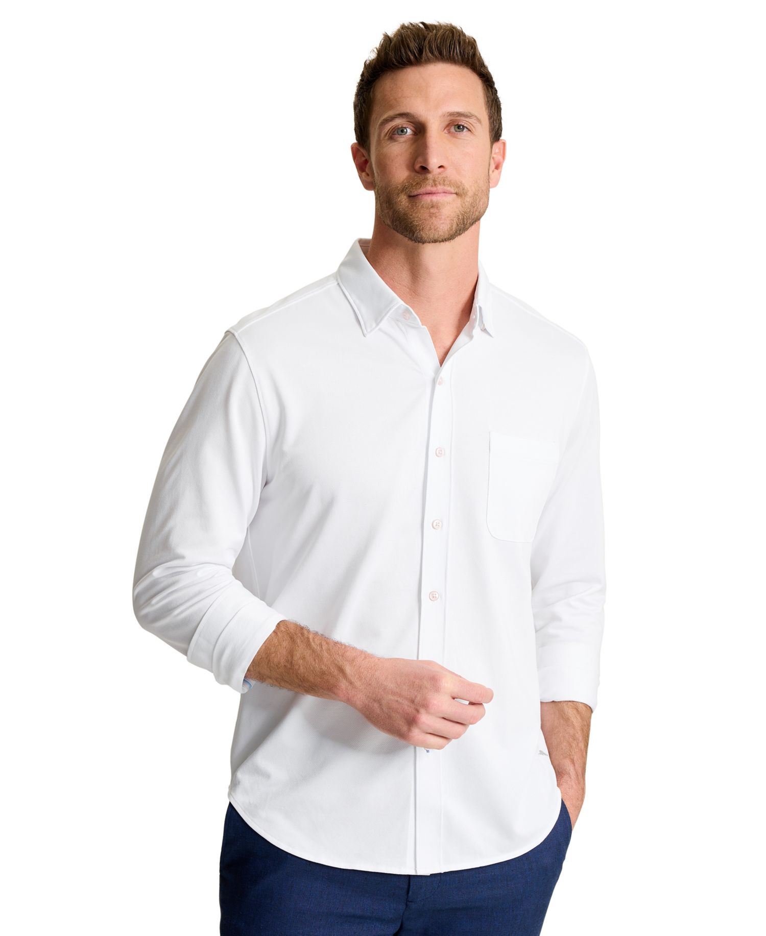 Men's New San Lucio Stretch Long-Sleeve Shirt