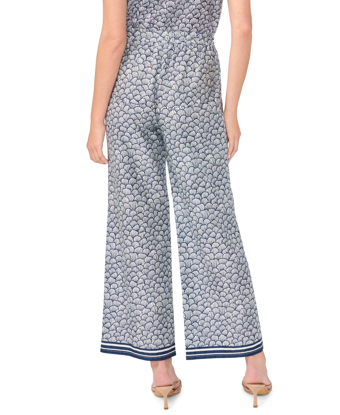 Женские брюки CeCe Mid-Rise Pull-On, цвет: Тёмно-синий — фото 3