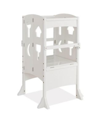 Kids Folding Kitchen Step Stool 3-10 with Safety Rails