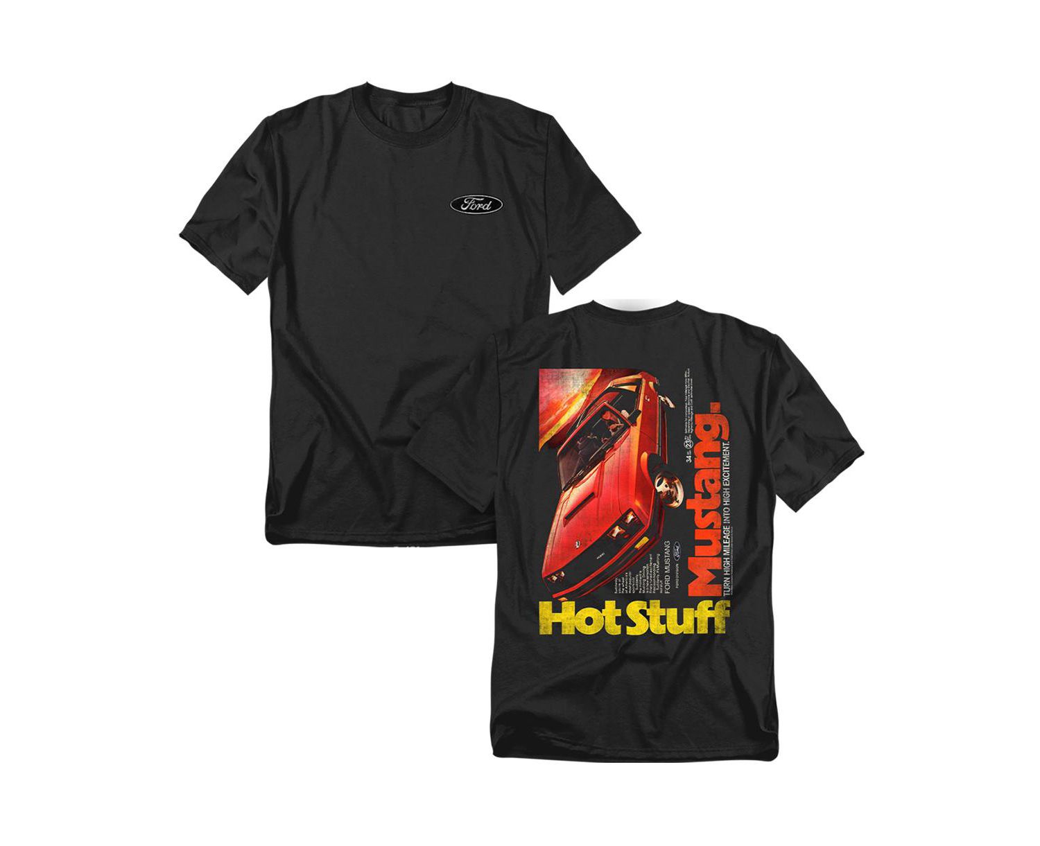 Men's Ford Hot Stuff Front Back T-Shirt