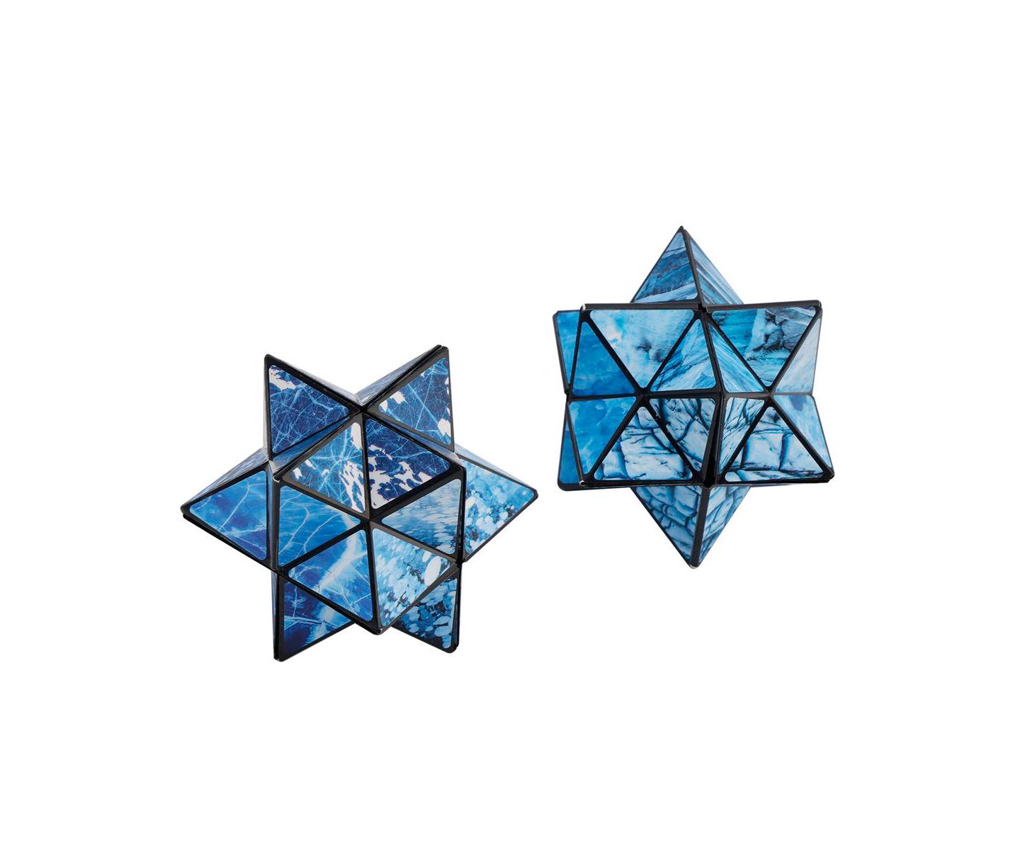 Детская игрушка Bruce & Shark 2-in-1 North and South Poles Fidget Cube - Folds into Star, Cube & Rectangle — фото 9