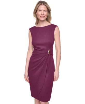 casual dresses for plus size ladies CLOCOR Midi Women A-Line V Neck Wrap Dress length Dress That is Final_Sale ASOS Design - Woven Size:3X / US 26-28