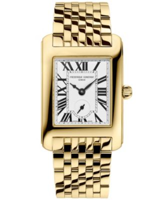 Women's Carree Gold-Tone Stainless Steel Bracelet Watch, 25.2mm