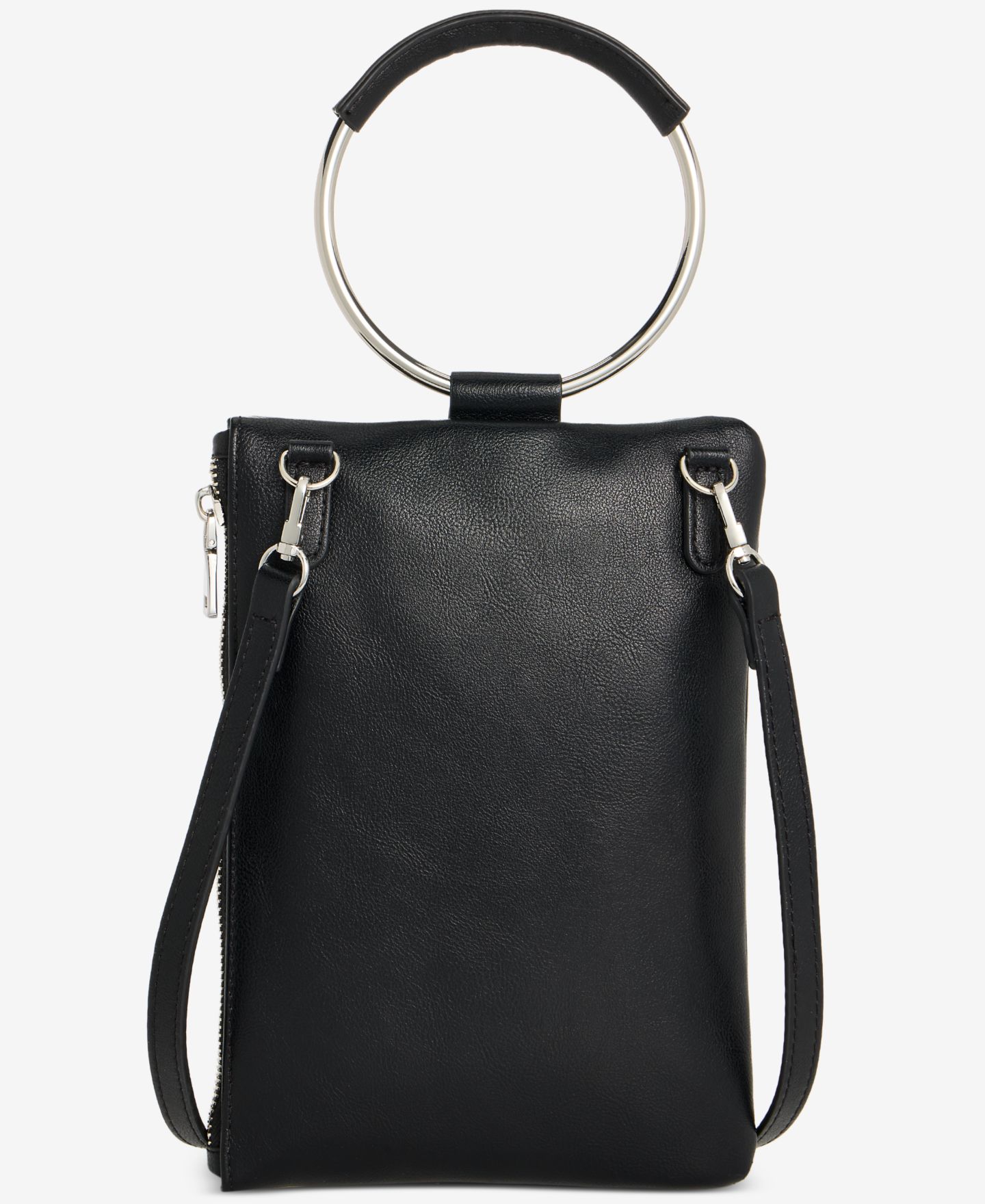 Женская сумка I.N.C. International Concepts Charlii Bangle Crossbody, цвет: Чёрный / Серебряный — фото 4