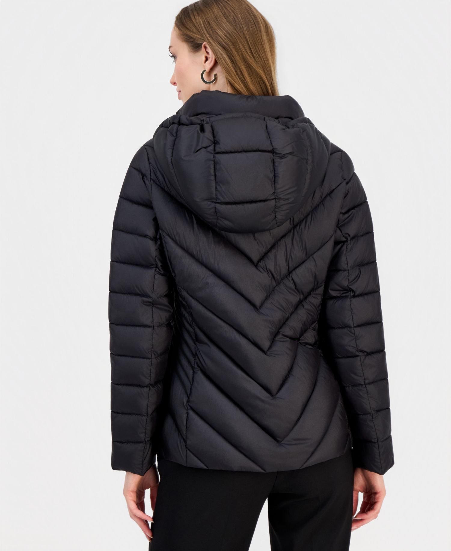 Women's Hooded Packable Puffer Coat