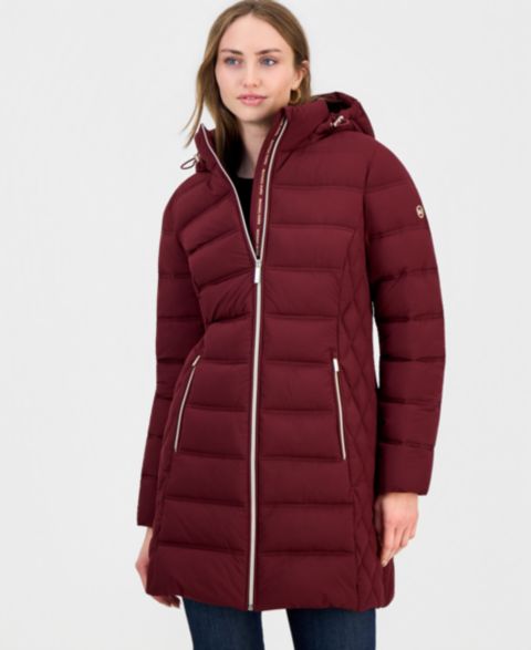 Женские куртки MICHAEL Michael Kors Michael Kors Women's Hooded Packable Puffer Coat