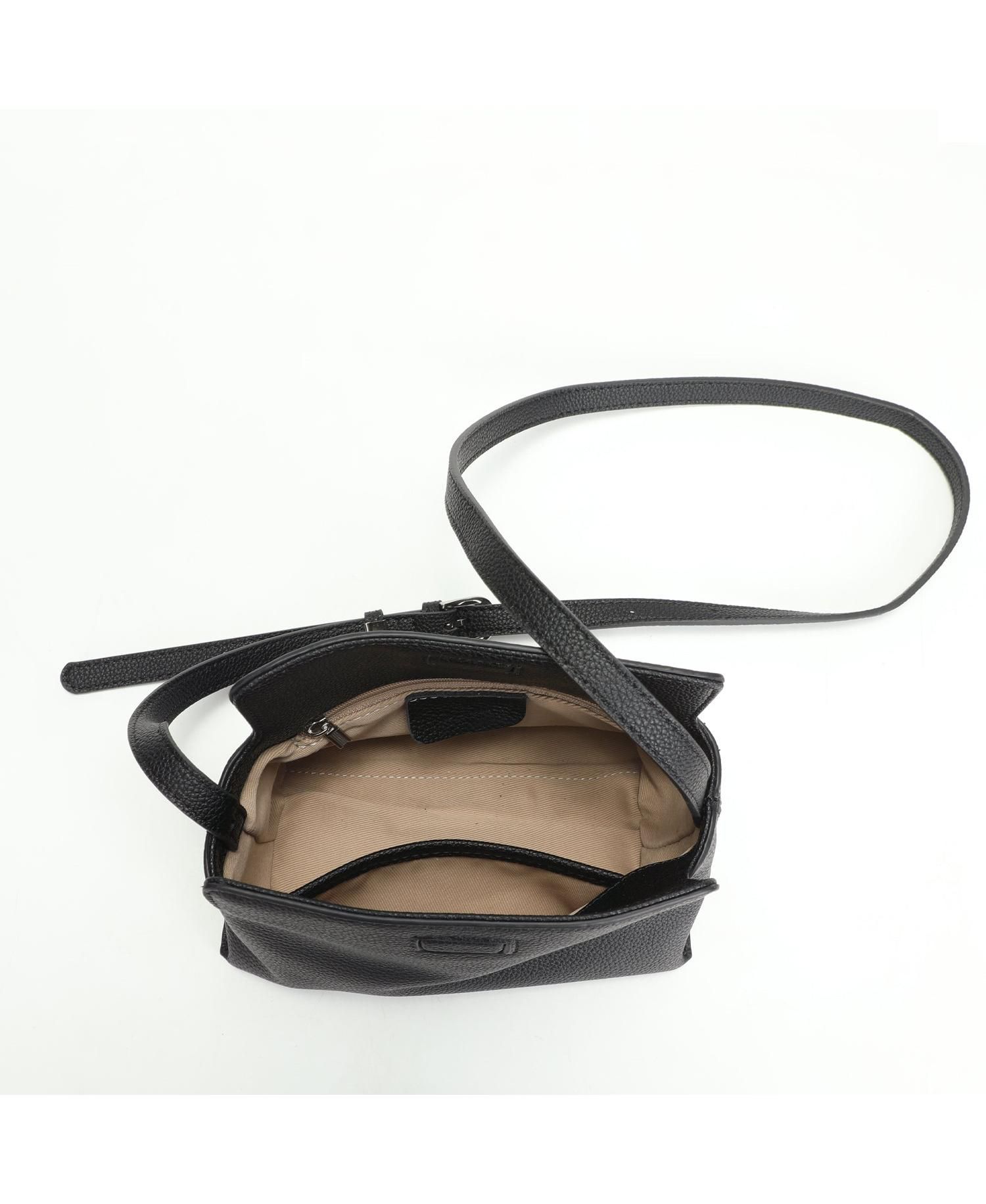Ivy Small Pebbled Leather Crossbody Bag Minimalist Shoulder Bag Lightweight Everyday Purse