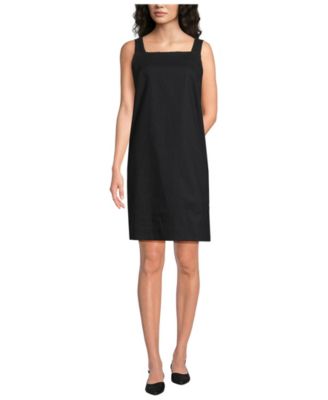 Women's Linen Shift Above the Knee Dress