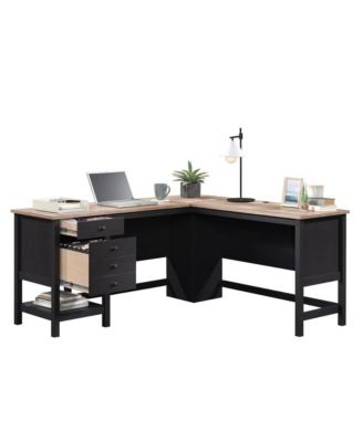 Cottage Road L Desk Oak finish