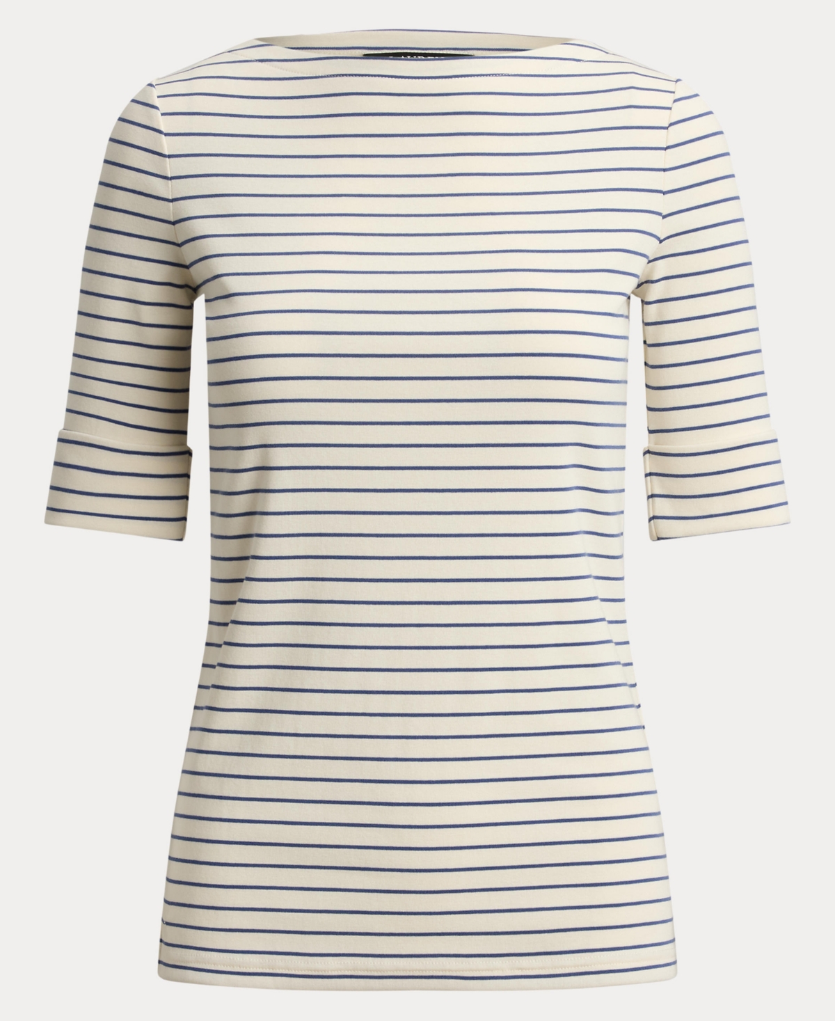 Lauren Ralph Striped Boatneck Top