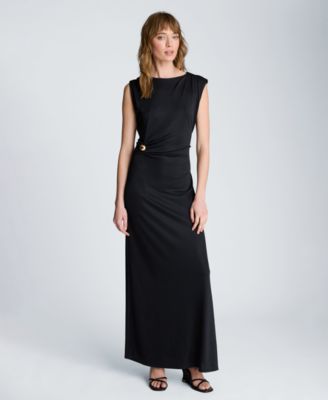 Women's Waist Drape Maxi Dress