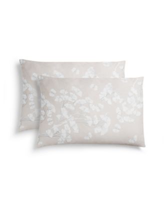 Butterfly Gingko 2-Piece Cotton Sham Set, Standard