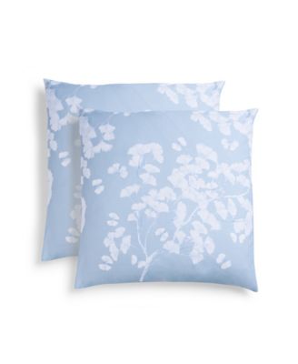 Butterfly Gingko 2-Piece Cotton Sham Set, European