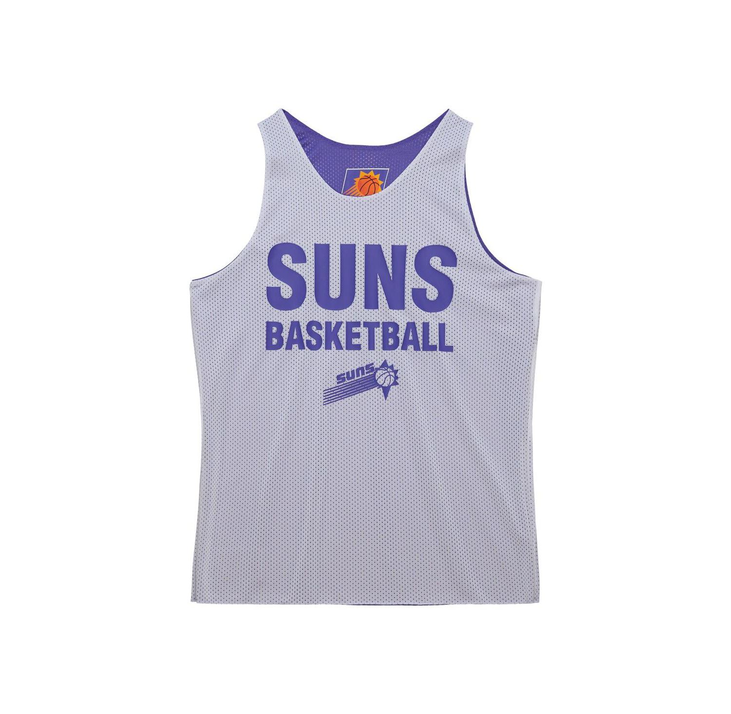 Men's Purple/White Phoenix Suns Hardwood Classics Reversible Mesh Practice Jersey