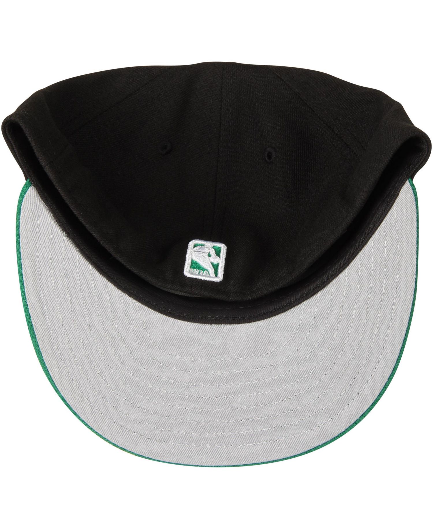 Men's Black/Green Boston Celtics Team Color 2Tone 59FIFTY Fitted Hat
