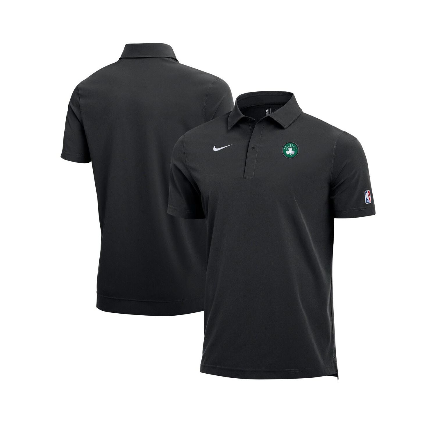 Men's Black Boston Celtics 2025/26 Authentic Dri-FIT Coaches Polo Shirt