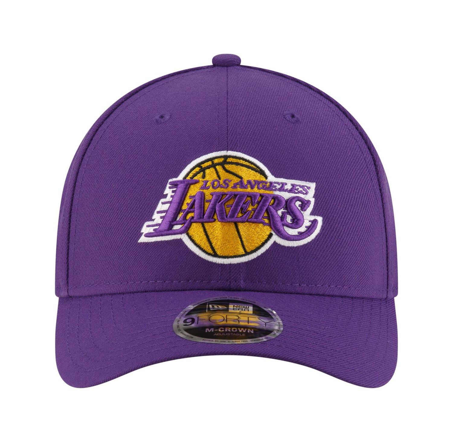 Men's Purple Los Angeles Lakers 9FORTY Stock M-Crown Adjustable Hat