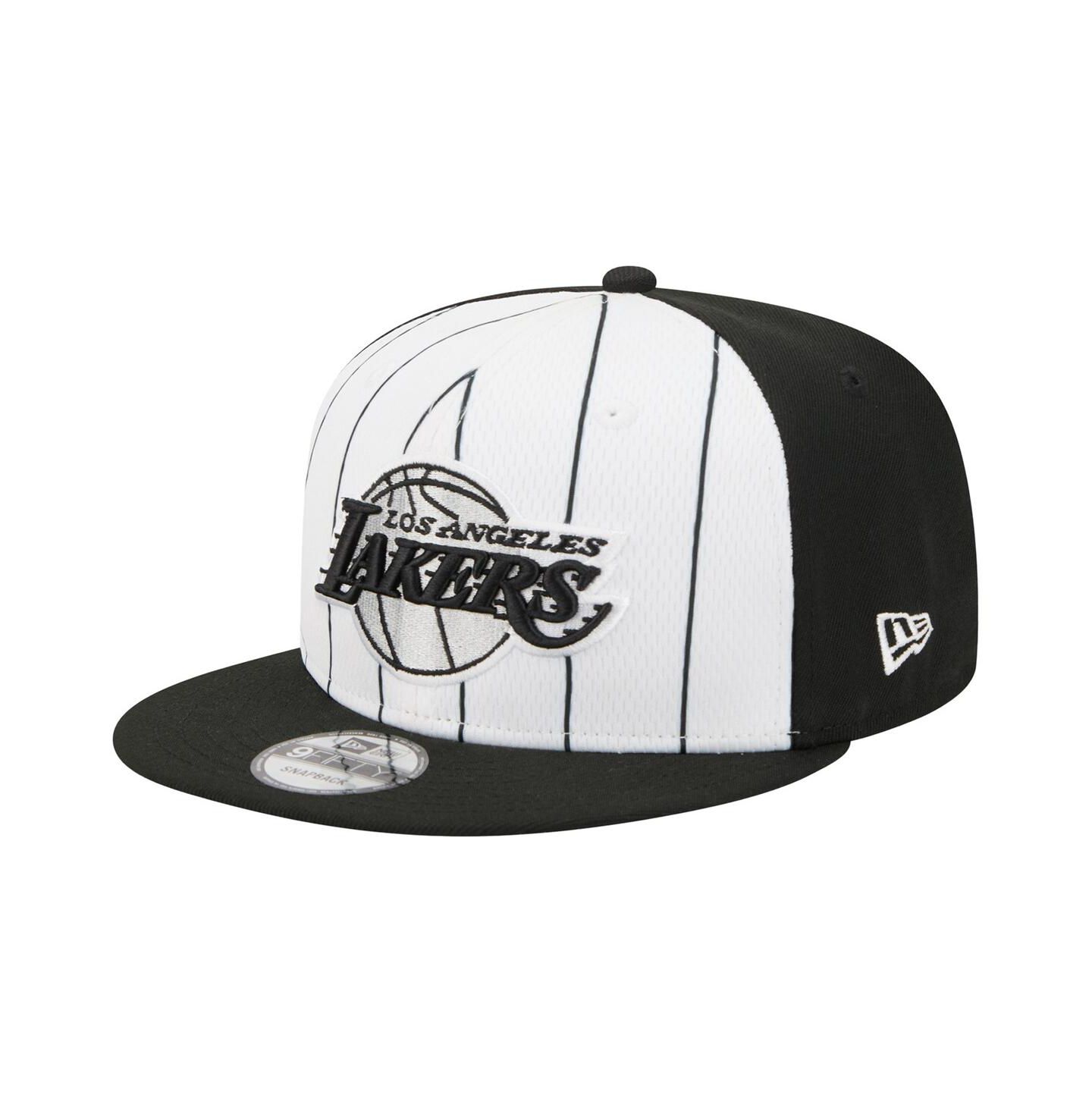 Мужская кепка New Era White Los Angeles Lakers 2025 NBA Tip Off 9FIFTY Snapback Hat — фото 3