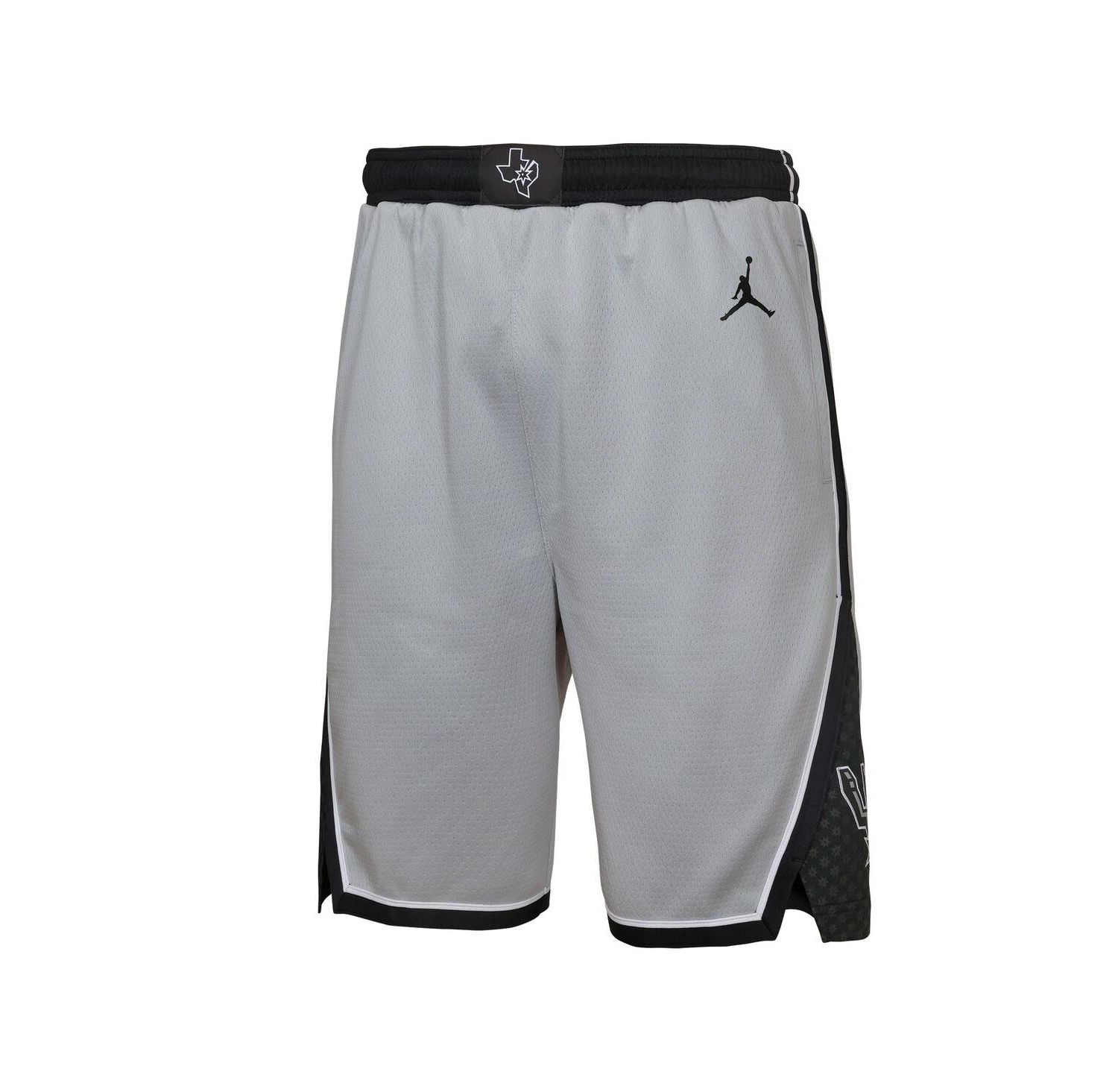 Big Boys and Girls Silver San Antonio Spurs Authentic Statement Edition Swingman Shorts