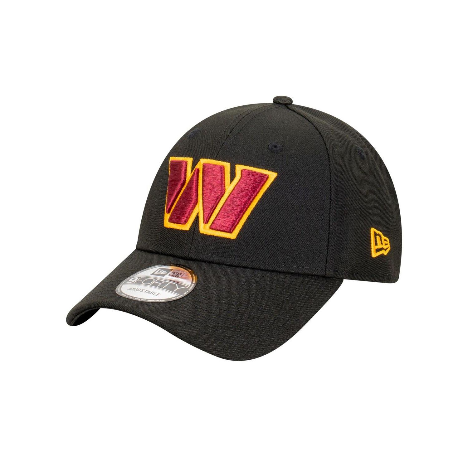 Men's Black Washington Commanders Core Team 9FORTY Adjustable Hat