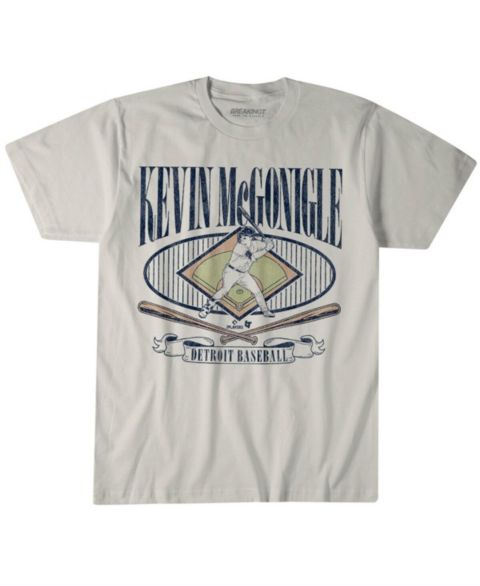 Футболка BreakingT Kevin McGonigle Cream Detroit Tigers